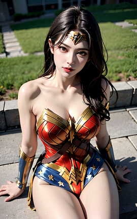 (�㶮�ó߶�)AI�滭-eautiful - Wonder Woan_extra